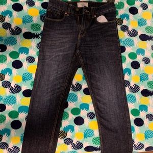 Black Lee Dungarees Skinny Jeans